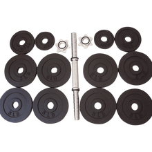 Load image into Gallery viewer, One Pair of Adjustable Dumbbells Cast Iron Total 105 Lbs