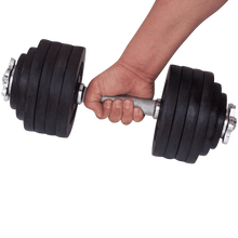 Load image into Gallery viewer, One Pair of Adjustable Dumbbells Cast Iron Total 105 Lbs